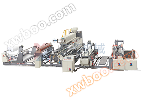 Single screw double-sided laminating machine