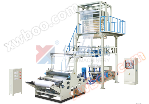 昇降ロータリヘッドインフレータ（PE収縮フィルムインフレータ）