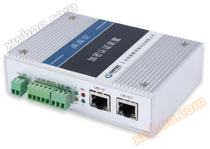 Desktop encryption authentication device